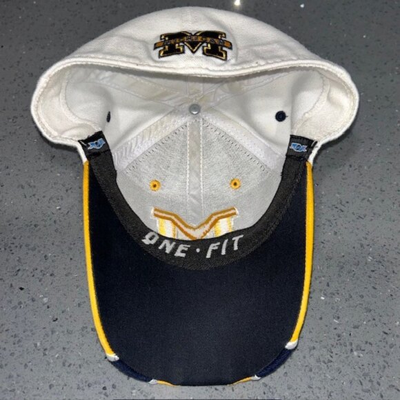 University Michigan U of M Top of The World L/XL Stretch Fitted Hat Cap GO BLUE! - Picture 5 of 6